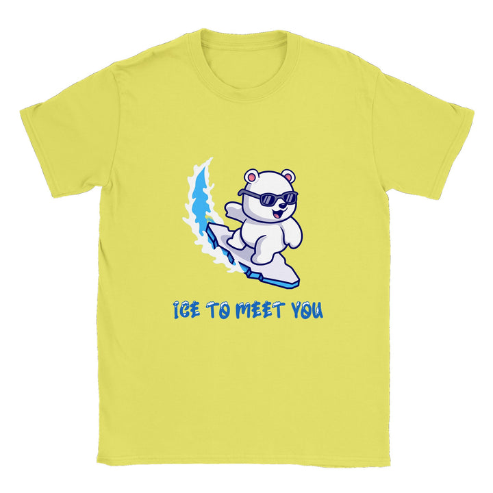 Classic Unisex Crewneck T-shirt "Ice To Meet You"