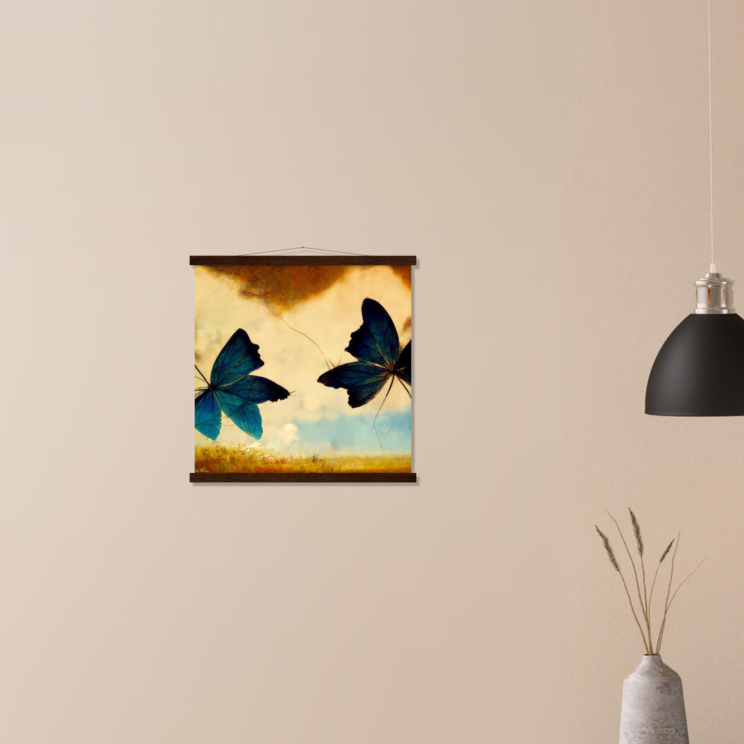 Classic Matte Paper Poster with Hanger - Dreaming Butterflies III