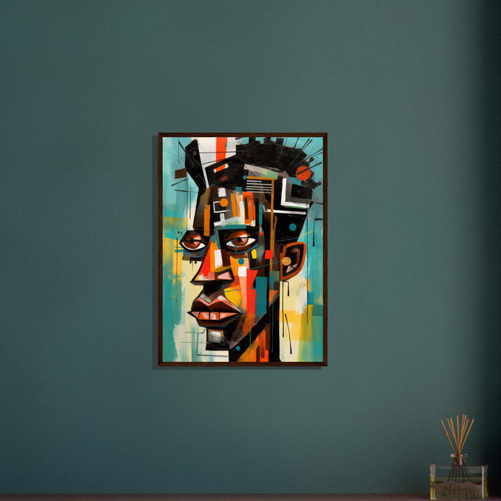 Classic Semi-Glossy Paper Wooden Framed Poster - Abstract Rhythms