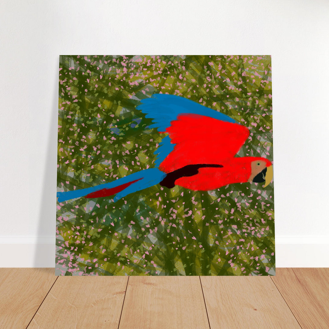 Premium Matte Paper Poster - Parrot Colourful