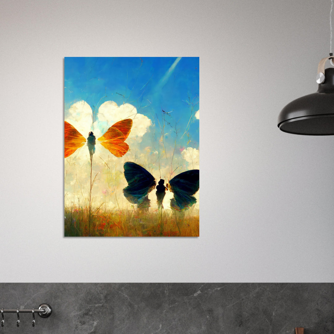 Premium Matte Paper Poster - Dreaming Butterflies