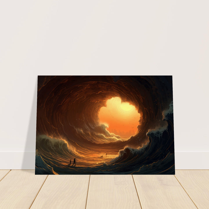 Museum-Quality Matte Paper Poster - Abyssal Grotto Wave