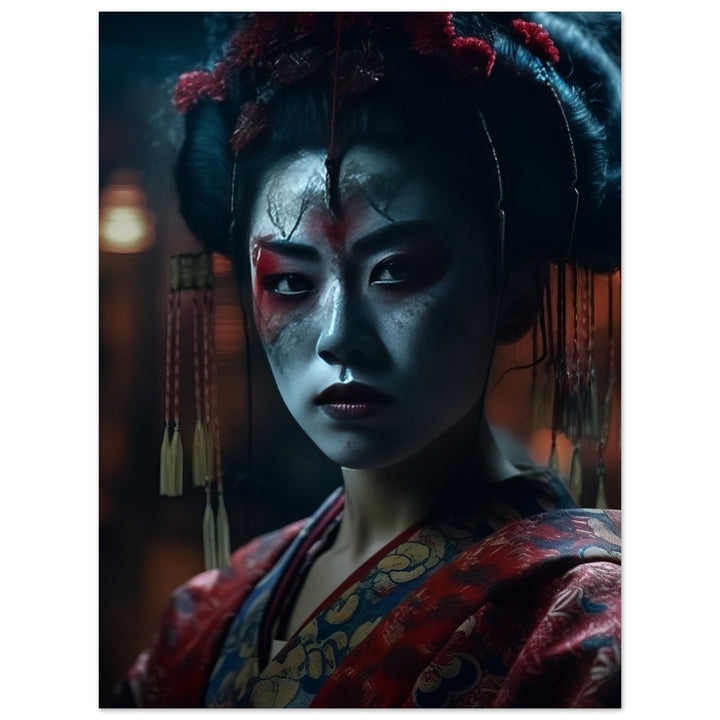 Classic Matte Paper Poster - Allure of a Geisha