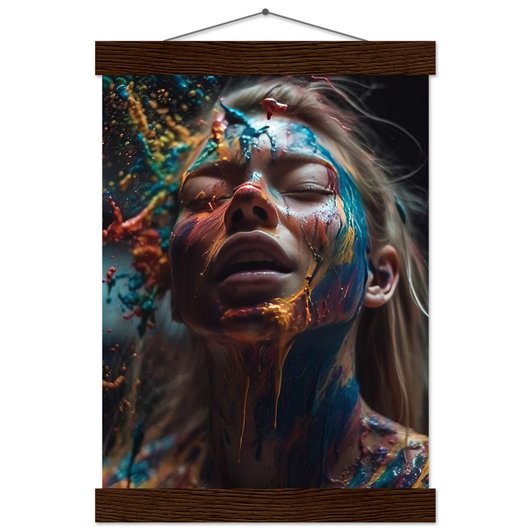 Premium Matte Paper Poster with Hanger -  Colourful Imagination