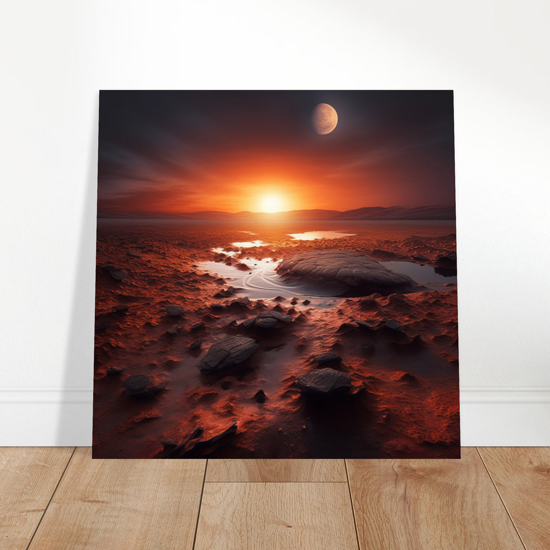 Classic Matte Paper Poster - Sunset on Mars II