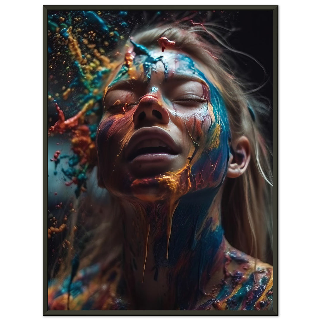 Classic Matte Paper Metal Framed Poster - Colourful Imagination