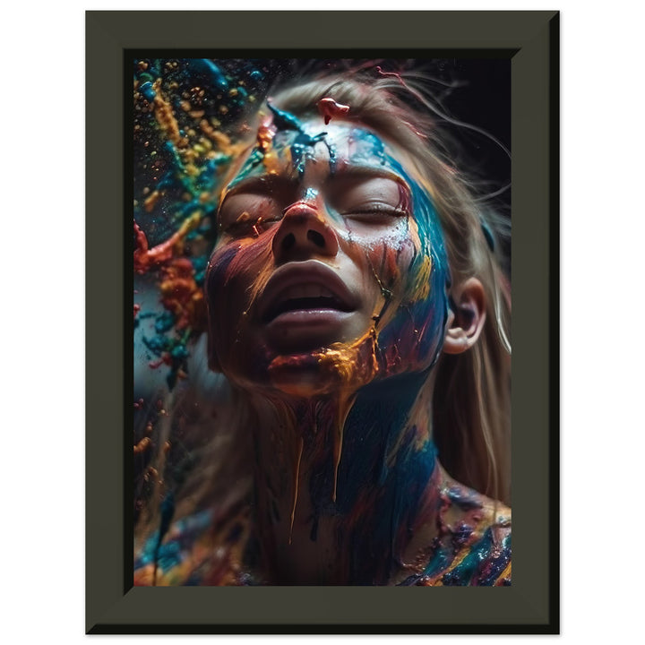 Classic Matte Paper Metal Framed Poster - Colourful Imagination