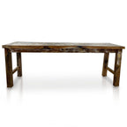 Recycled Teakwood Display / Dining Table 2.2m