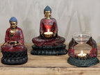 Antique Buddha - Devotee Candle Holder
