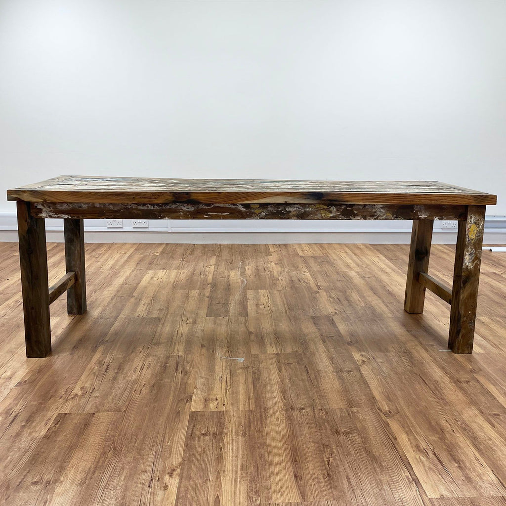 Recycled Teakwood Display / Dining Table 2.2m