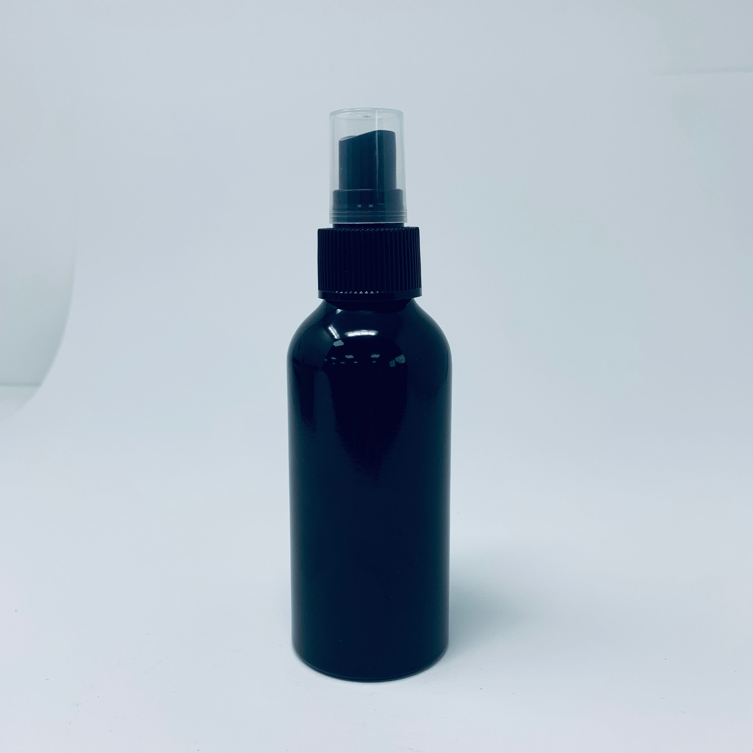 120ml Black Aluminium bottle & spray cap