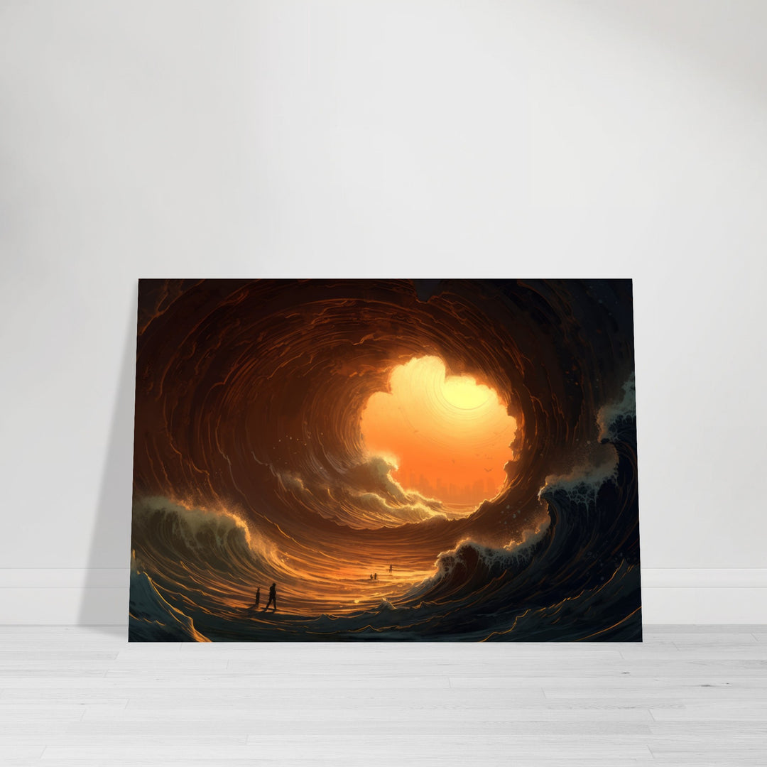 Premium Semi-Glossy Paper Poster - Abyssal Grotto Wave