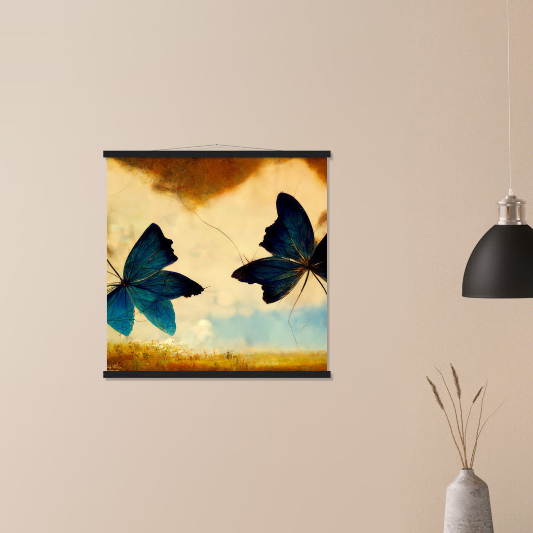 Classic Matte Paper Poster with Hanger - Dreaming Butterflies III