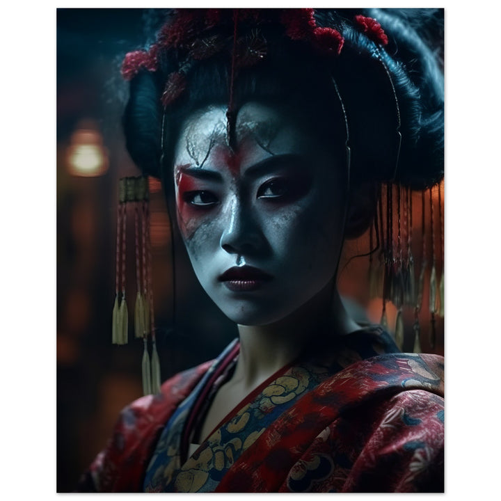 Classic Matte Paper Poster - Allure of a Geisha