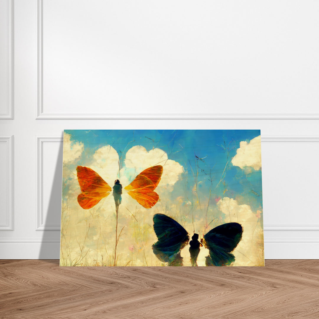 Wood Prints - Dreaming Butterflies