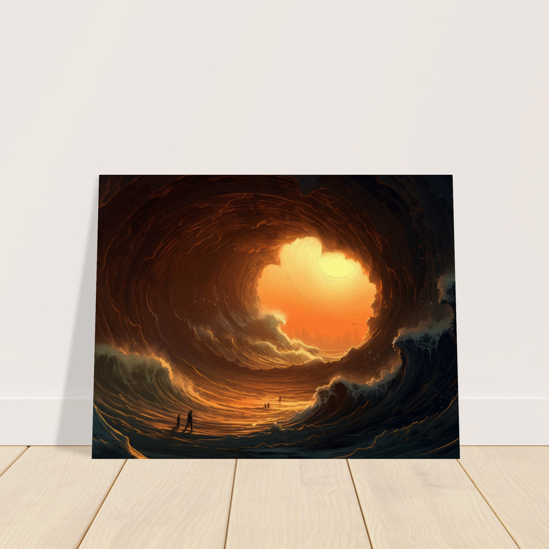 Museum-Quality Matte Paper Poster - Abyssal Grotto Wave