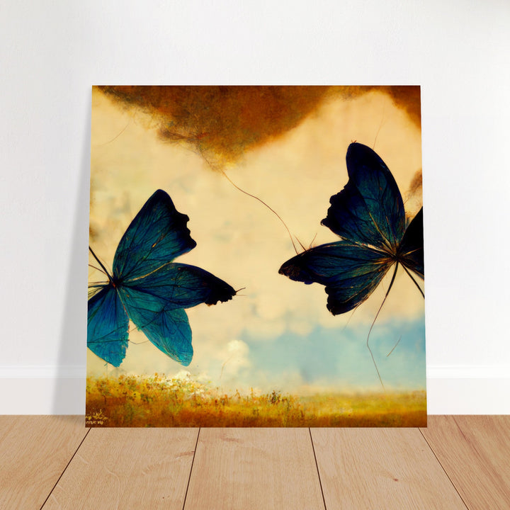 Museum-Quality Matte Paper Poster - Dreaming Butterflies III