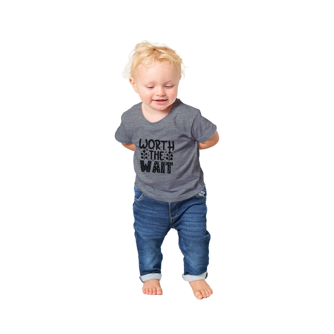 Classic Baby Crewneck T-shirt - Worth the wait