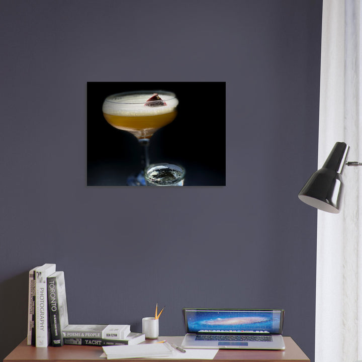 Brushed Aluminum Print - Pornstar Martini