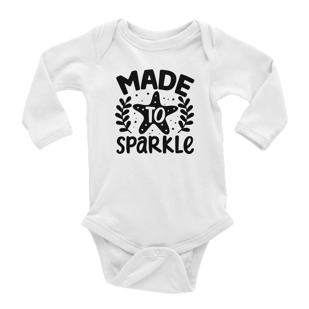 Classic Baby Long Sleeve Bodysuit - Made to sparkle