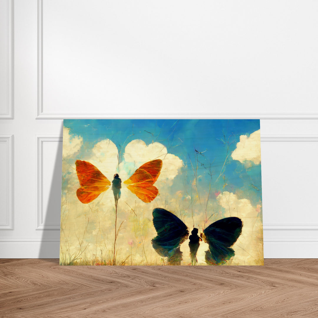 Wood Prints - Dreaming Butterflies