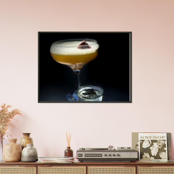 Museum-Quality Matte Paper Metal Framed Poster - Pornstar Martini