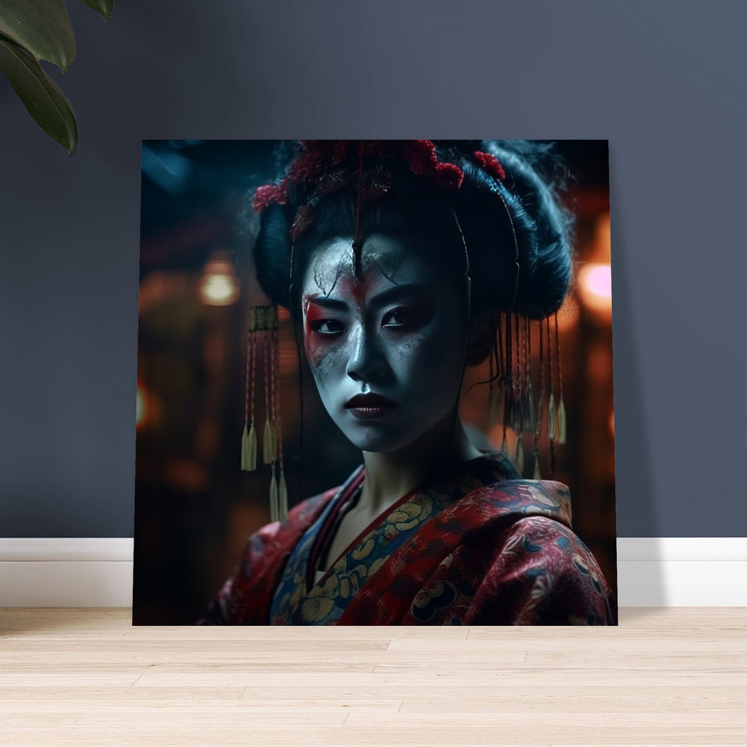 Classic Semi-Glossy Paper Poster - Allure of a Geisha