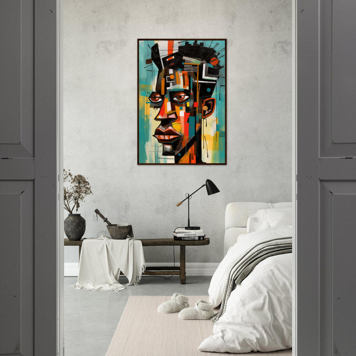 Classic Matte Paper Wooden Framed Poster - Abstract Rhythms