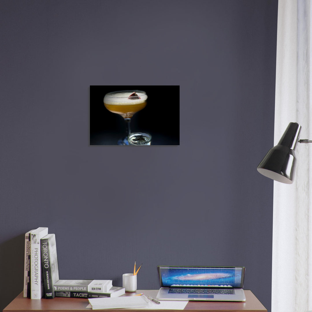 Brushed Aluminum Print - Pornstar Martini