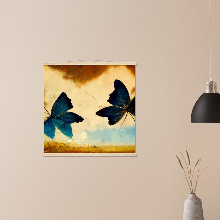 Classic Matte Paper Poster with Hanger - Dreaming Butterflies III