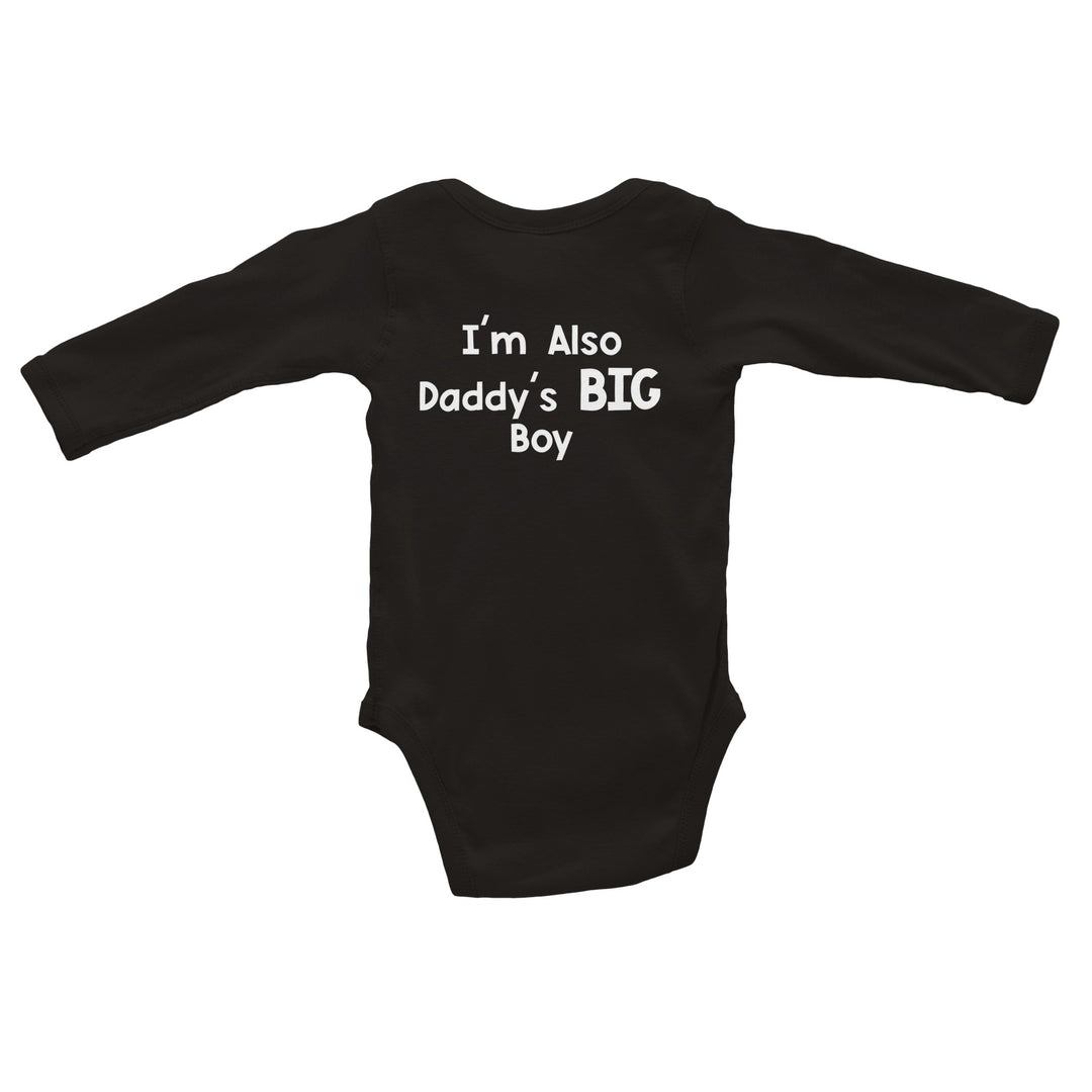Classic Baby Long Sleeve Bodysuit Boy - "Mama's Little Man, Daddy's BIG Boy"