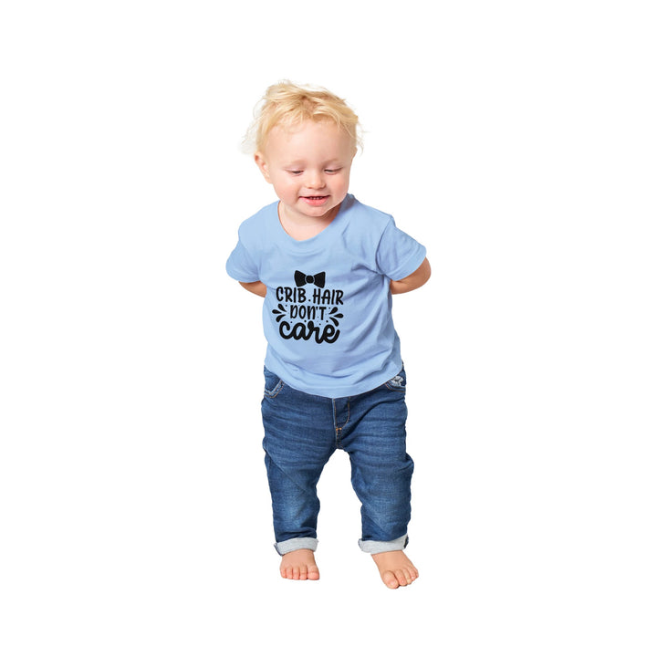 Classic Baby Crewneck T-shirt - Crib hair don't care