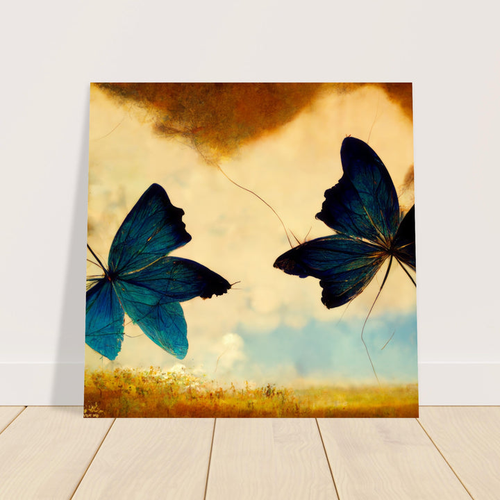 Classic Matte Paper Poster - Dreaming Butterflies III