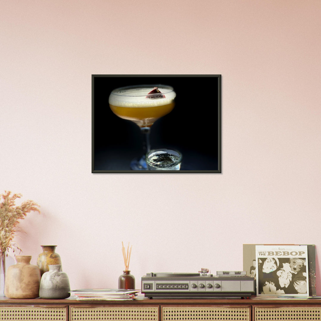 Museum-Quality Matte Paper Metal Framed Poster - Pornstar Martini