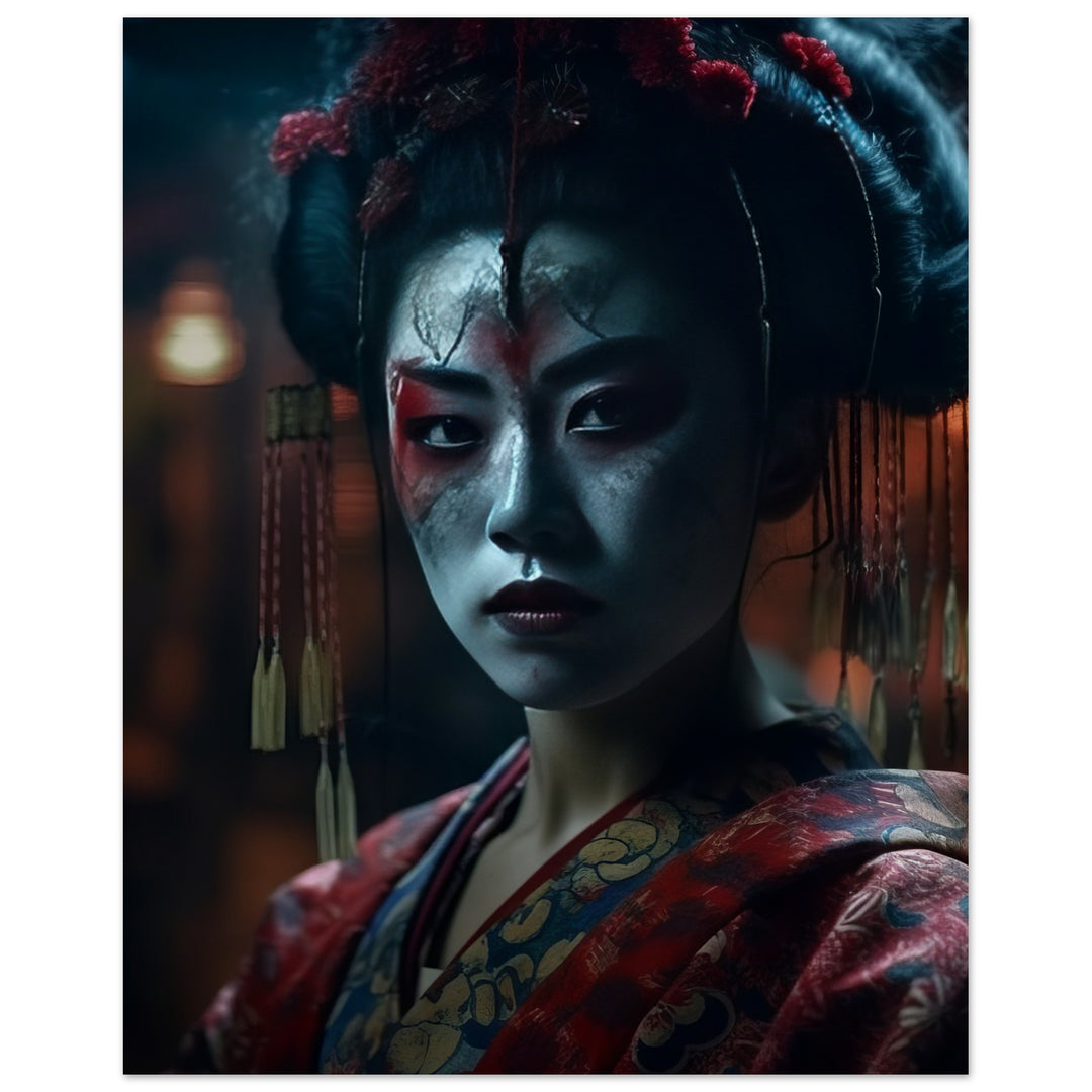 Museum-Quality Matte Paper Poster - Allure of a Geisha