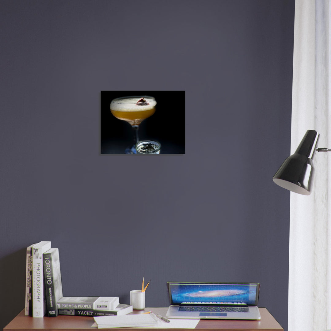 Brushed Aluminum Print - Pornstar Martini