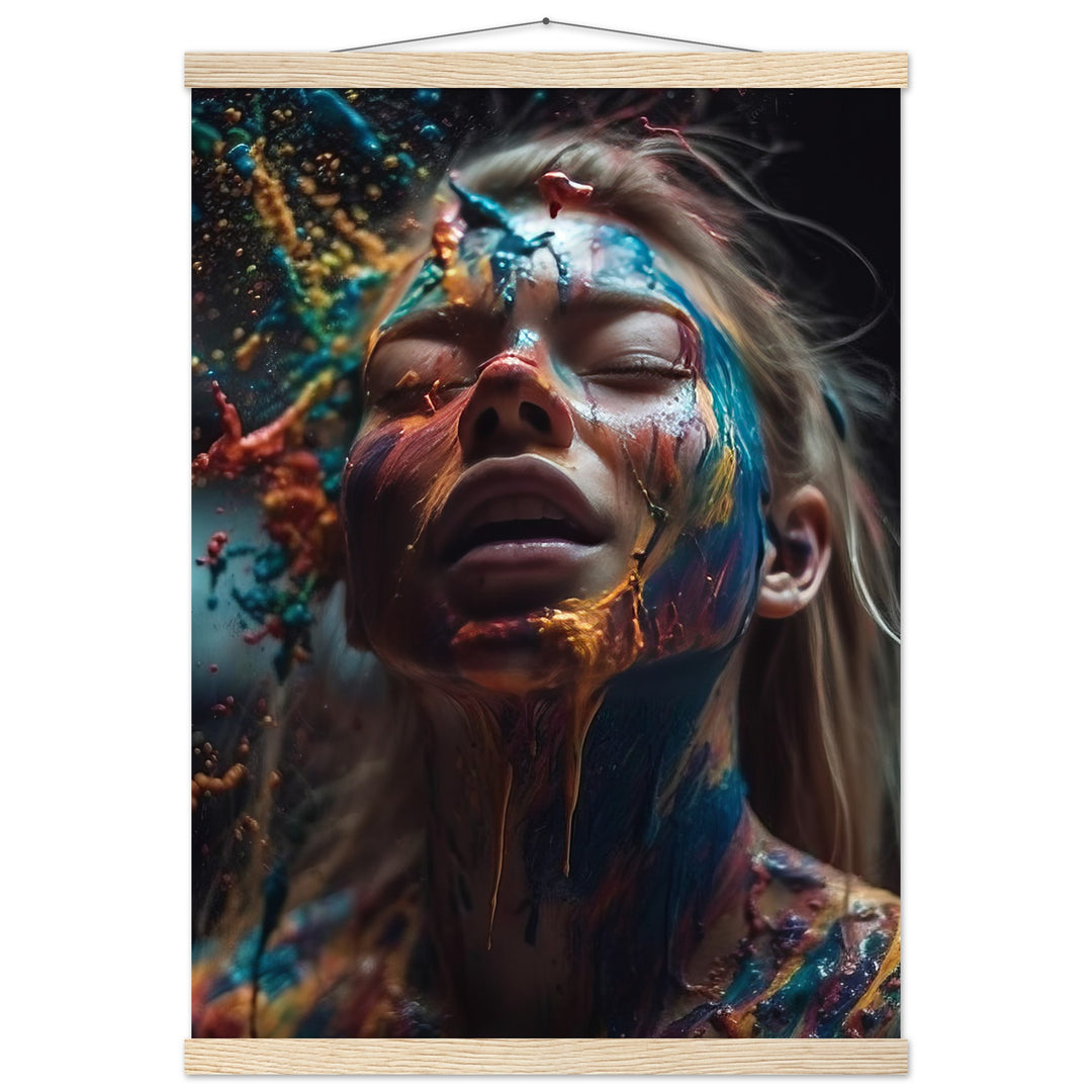 Premium Matte Paper Poster with Hanger -  Colourful Imagination