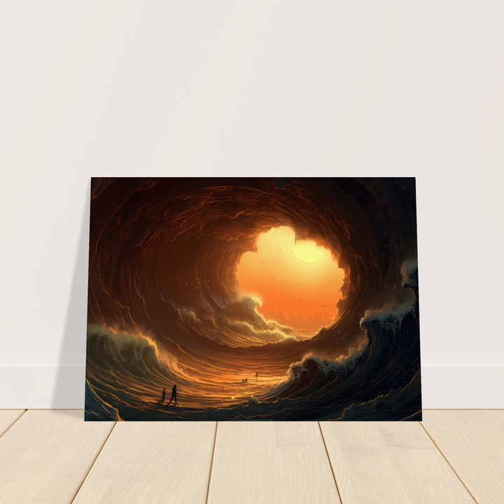 Museum-Quality Matte Paper Poster - Abyssal Grotto Wave