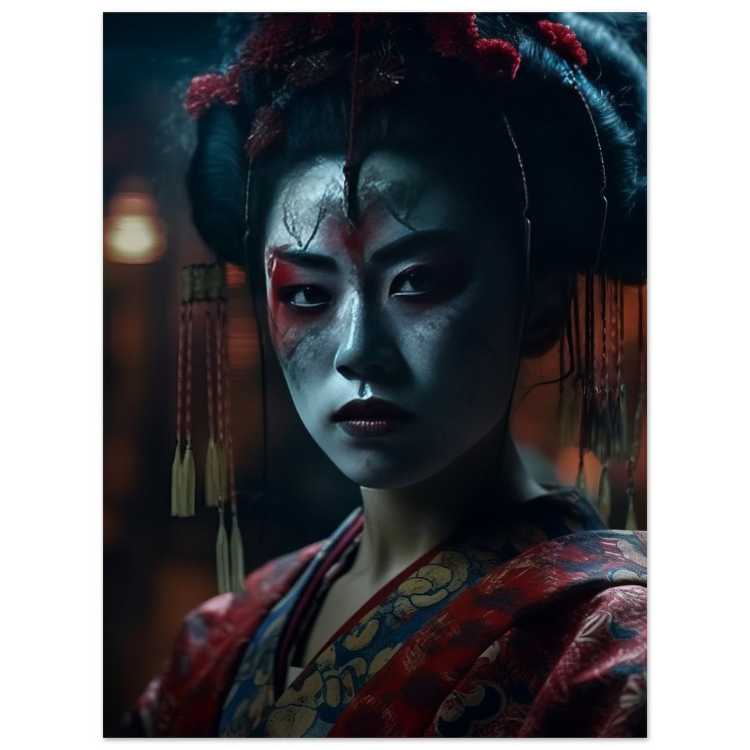 Museum-Quality Matte Paper Poster - Allure of a Geisha