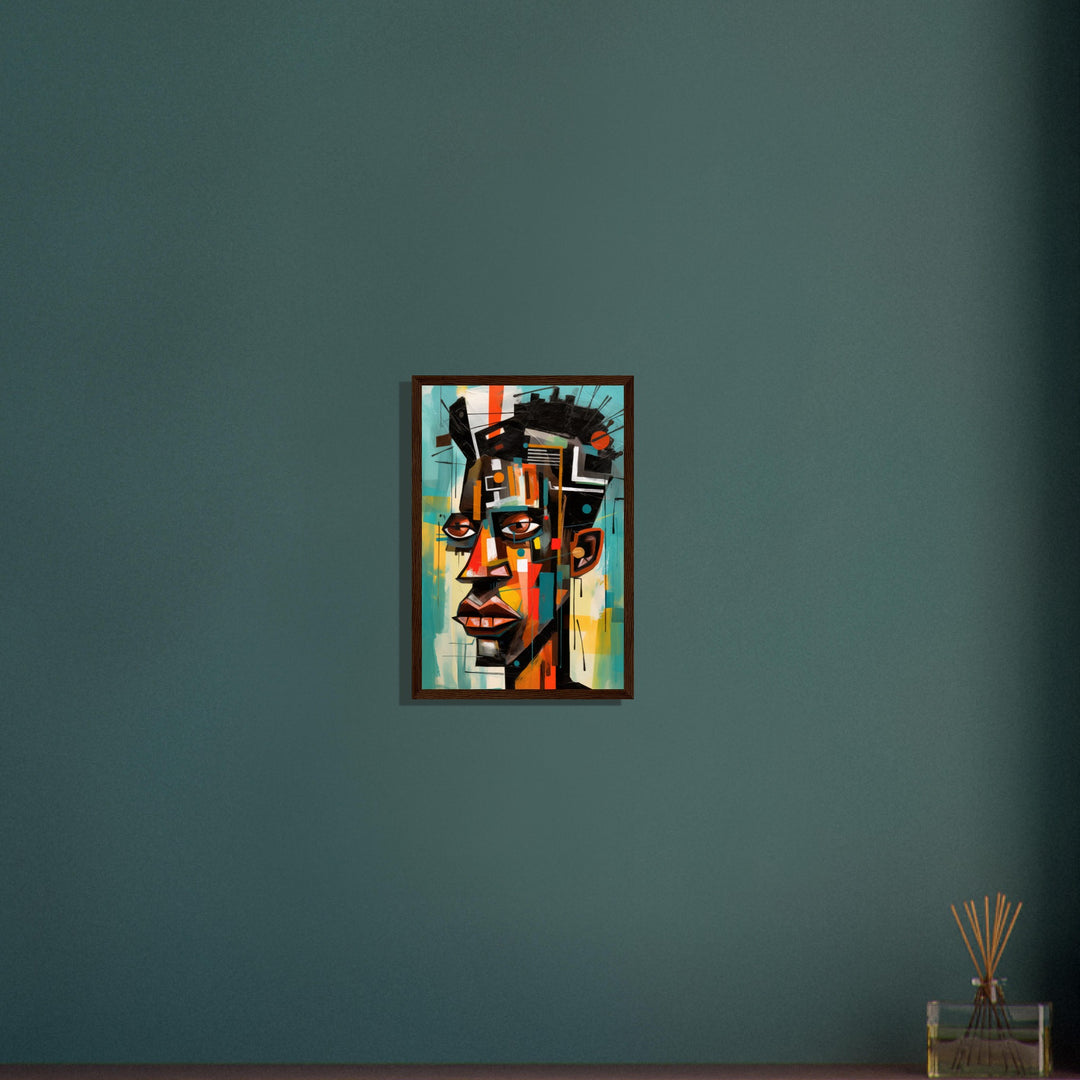 Classic Semi-Glossy Paper Wooden Framed Poster - Abstract Rhythms