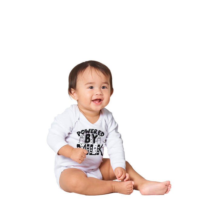 Classic Baby Long Sleeve Bodysuit - Powered by milk