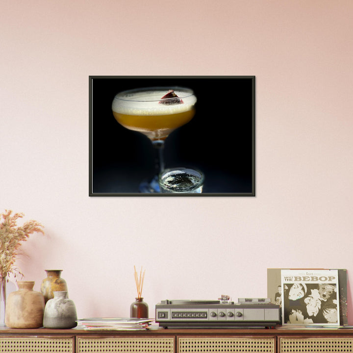 Museum-Quality Matte Paper Metal Framed Poster - Pornstar Martini