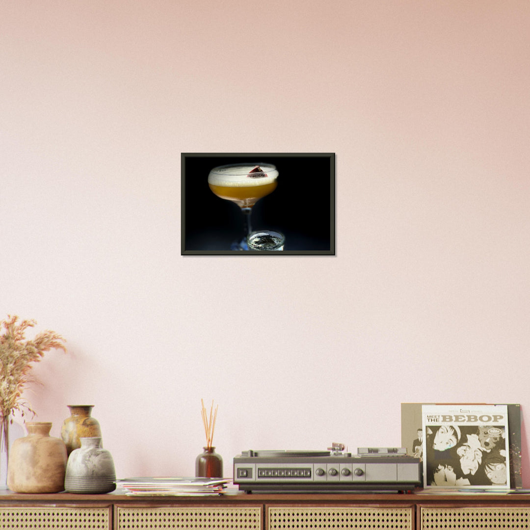 Museum-Quality Matte Paper Metal Framed Poster - Pornstar Martini